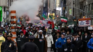 Times Square Quds Day Protest Draws Crowds, Highlights Ongoing Conflict